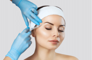 Rejuvenating facial injections procedure for tightening and smoothing wrinkles